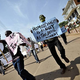Ugandans protest against homosexuality. (Google Images)